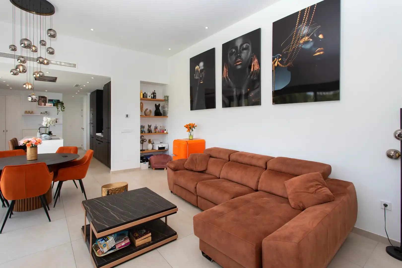Sala de estar de Casa o chalet en venta en Rojales con Aire acondicionado, Terraza y Trastero