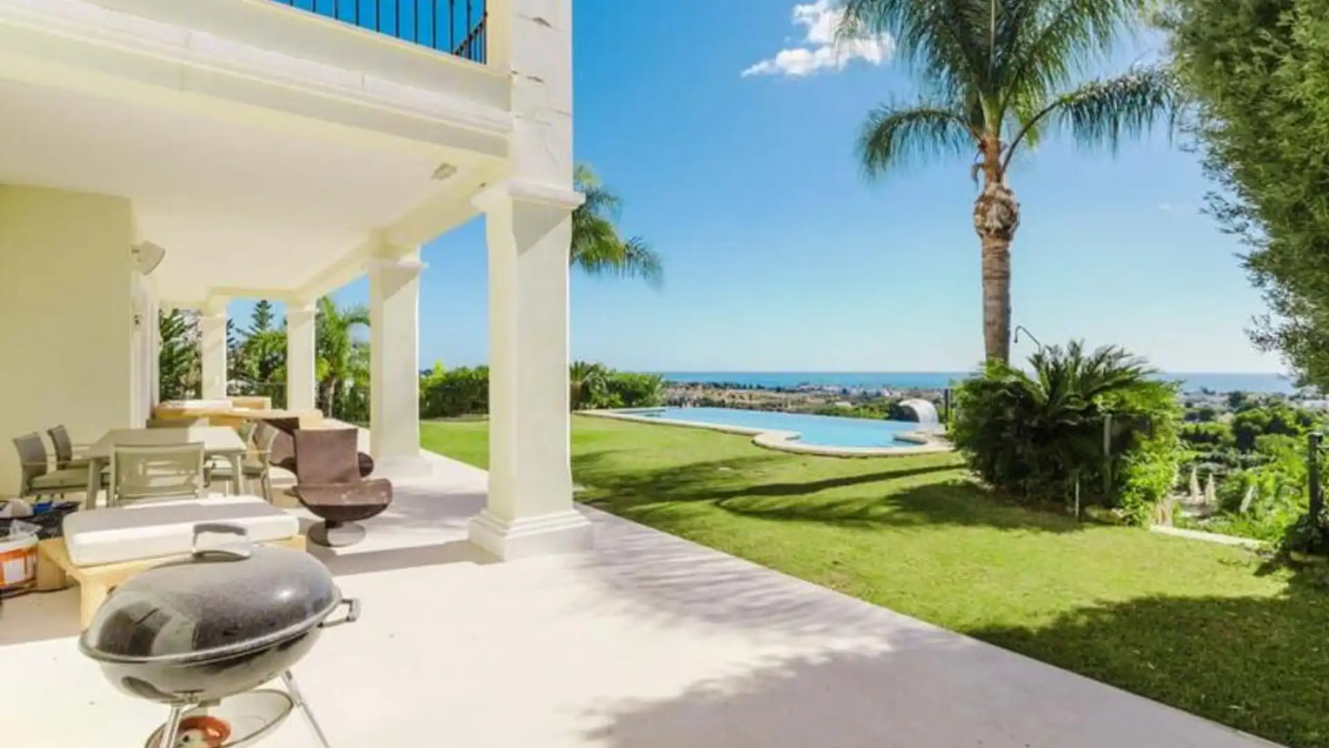 Terraza de Casa o chalet de alquiler en Benahavís con Aire acondicionado, Jardín privado y Terraza
