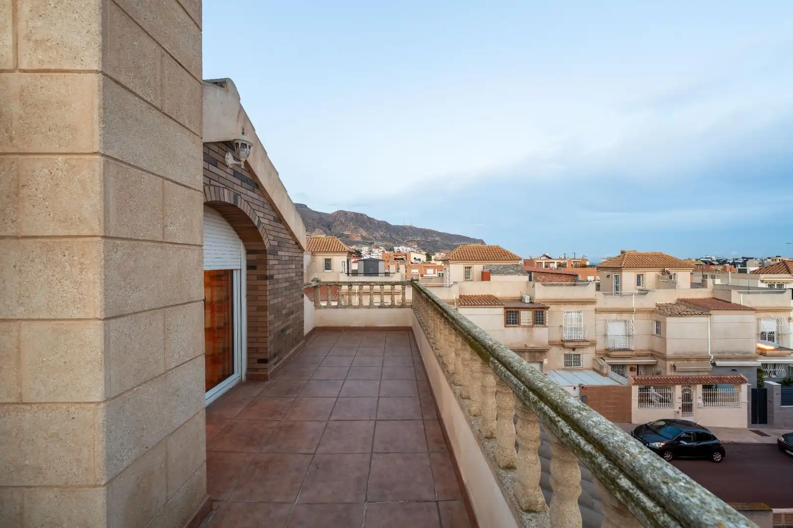 Terrace of Houses for sale in Roquetas de Mar  with Air Conditioner, Private garden and Terrace