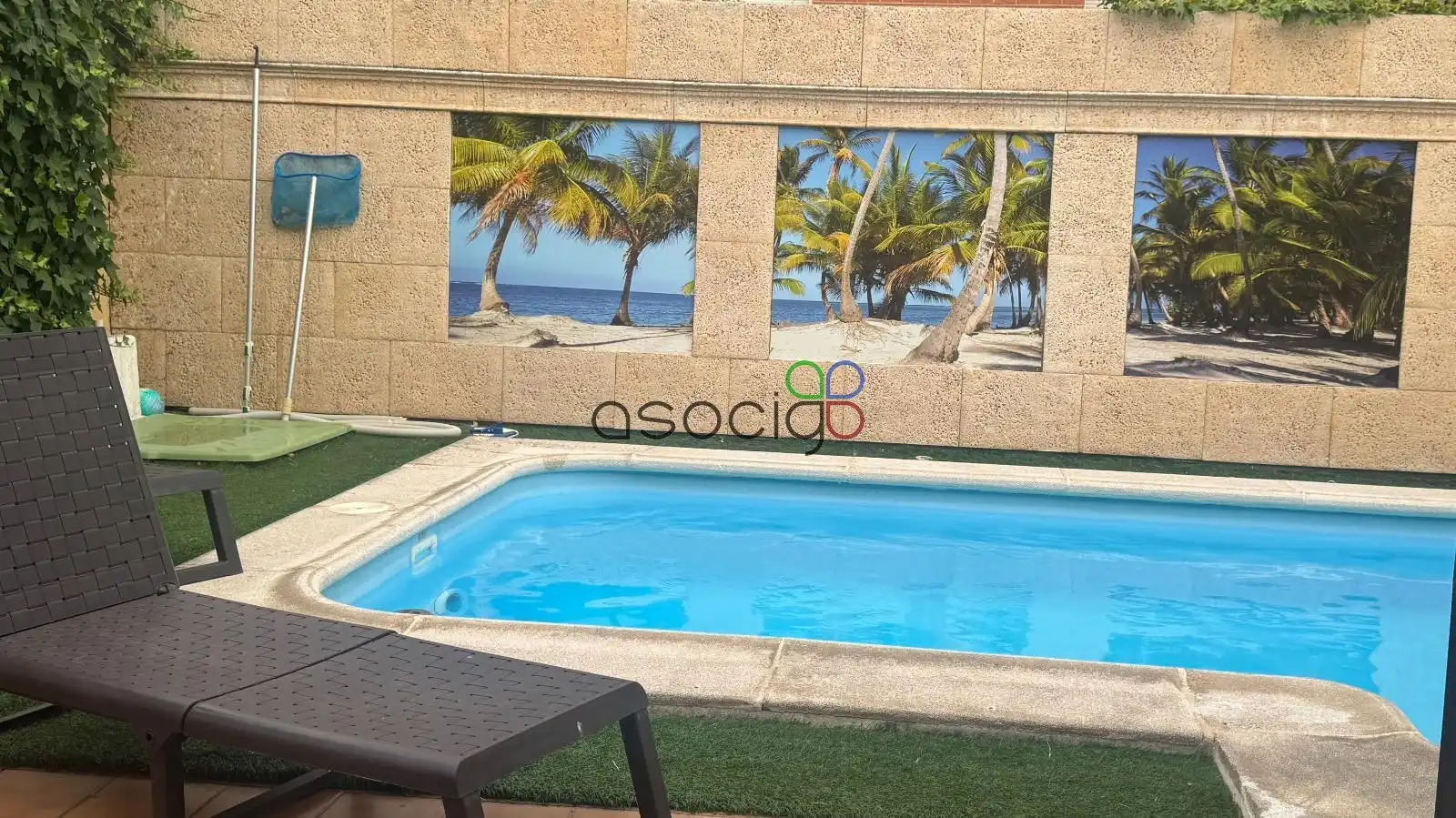 Schwimmbecken von Einfamilien-Reihenhaus zum Verkauf in Alovera mit Heizung, Schwimmbad und Gemeinschaftspool