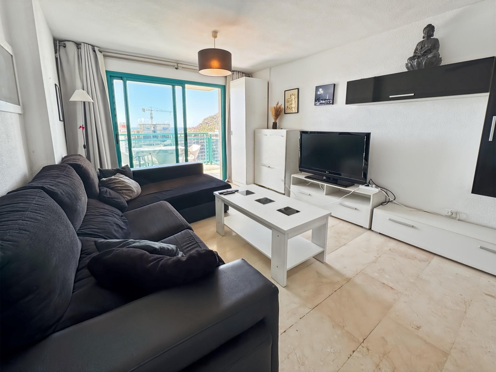 Living room of Apartment for sale in Villajoyosa / La Vila Joiosa  with Private garden, Terrace and Balcony