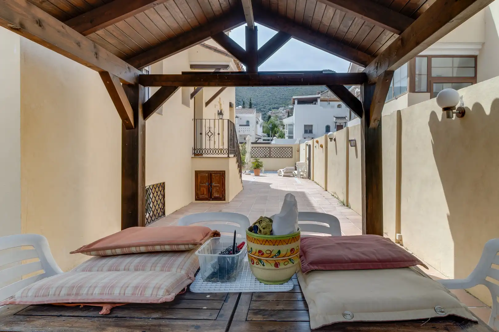 Terrassa de Casa adosada en venda en Alhaurín de la Torre amb Aire condicionat, Jardí privat i Terrassa