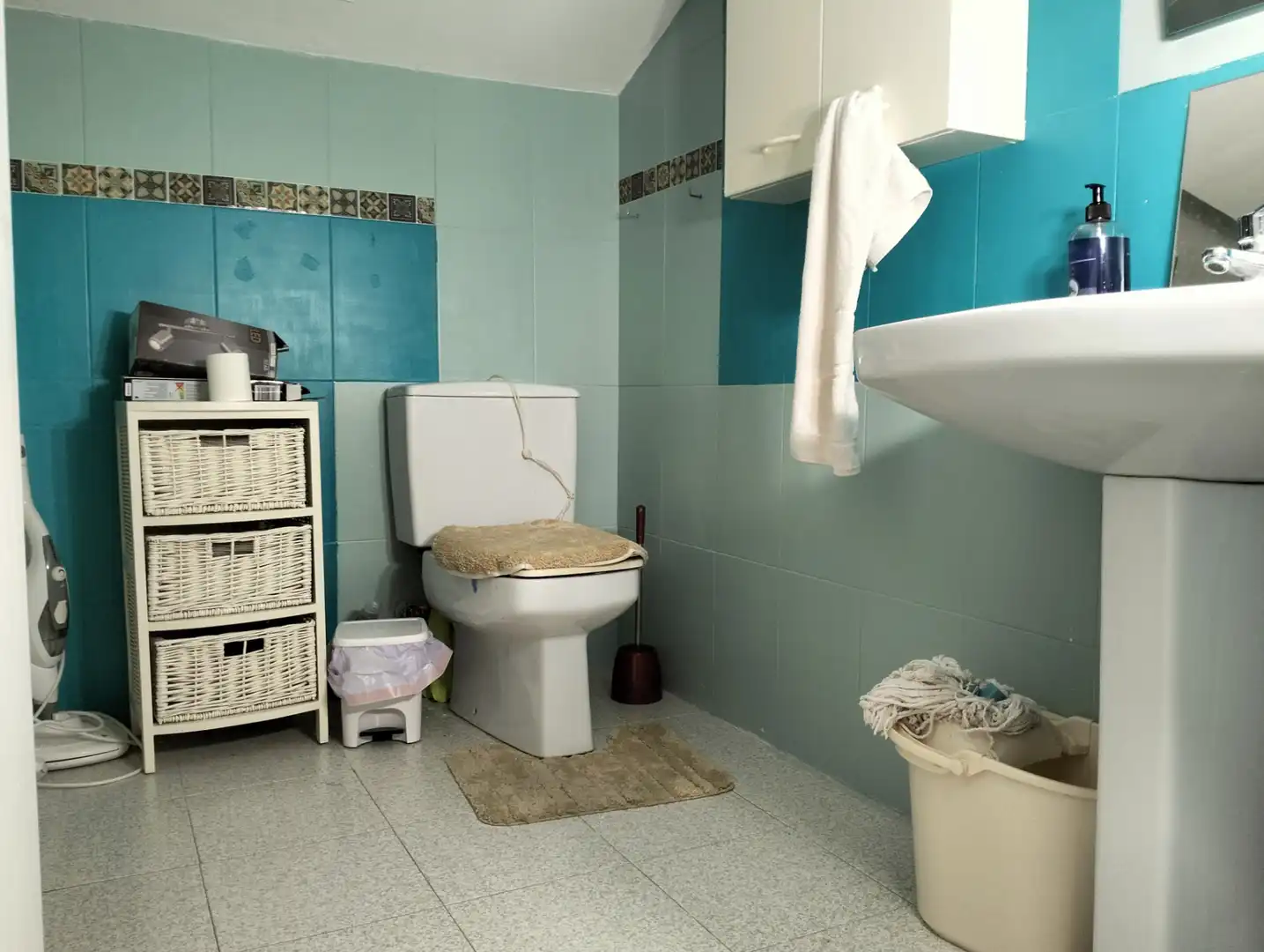 Baño de Ático en venta en Banyoles con Aire acondicionado, Parquet y Terraza