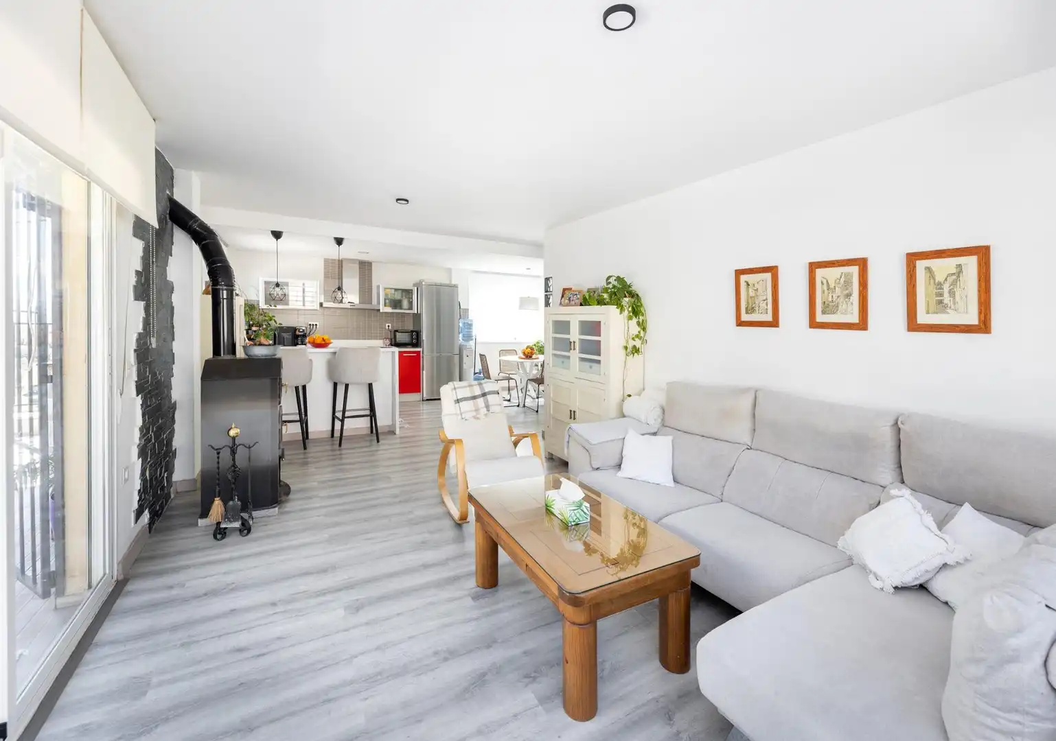 Sala d'estar de Casa o xalet en venda en Nívar amb Terrassa