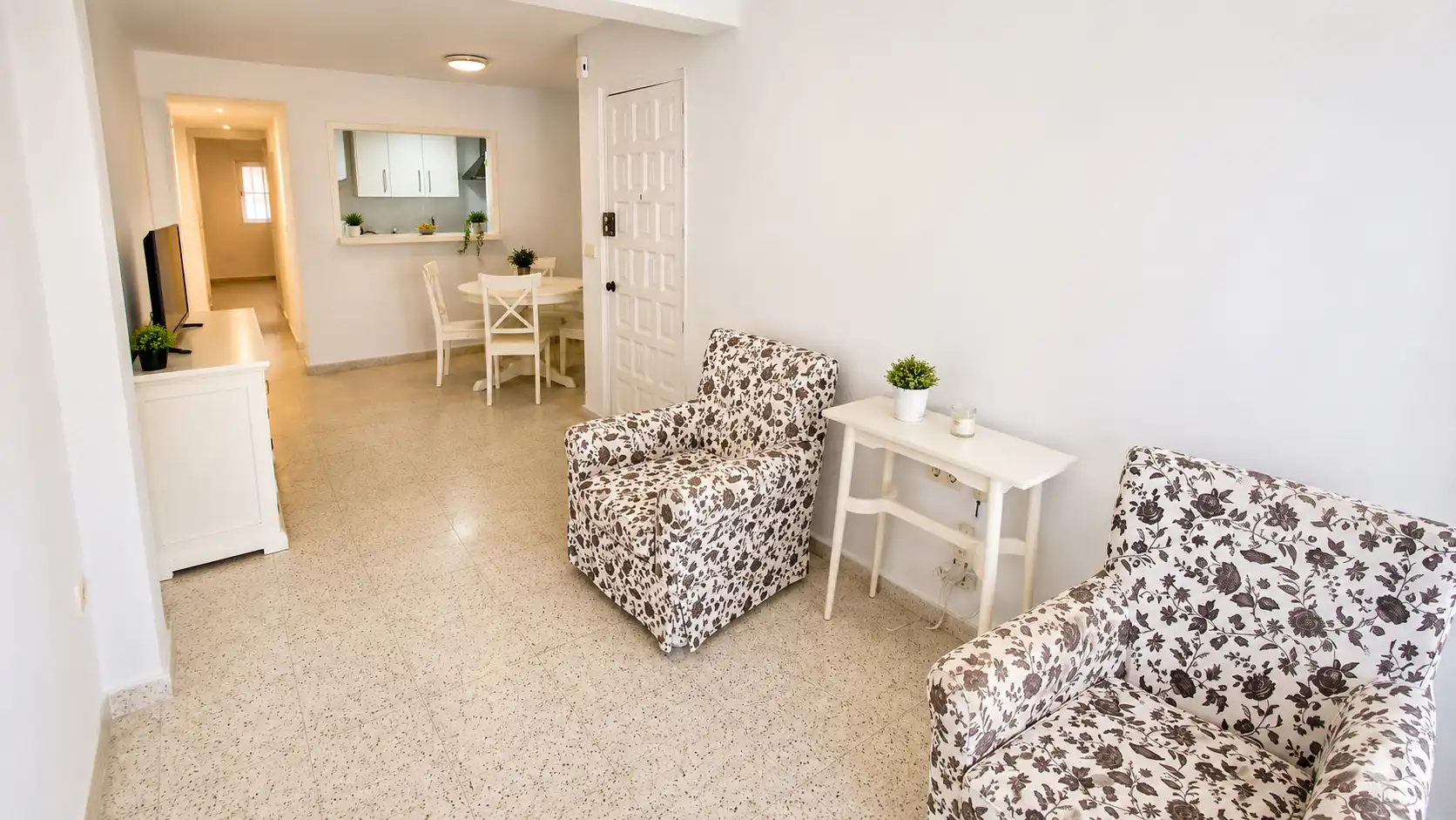 Wohnzimmer von Wohnungen zur Miete in Almuñécar mit Terrasse, Möbliert und Ofen