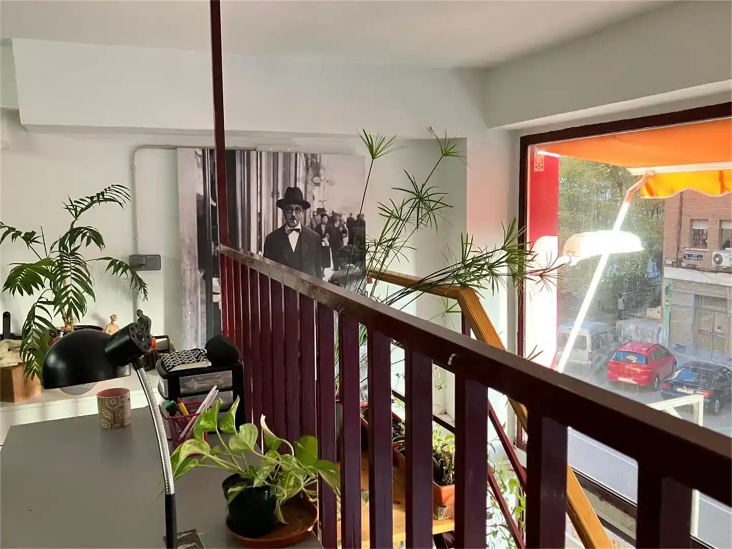Balcony of Commercial properties for rent in Madrid  with Air Conditioner