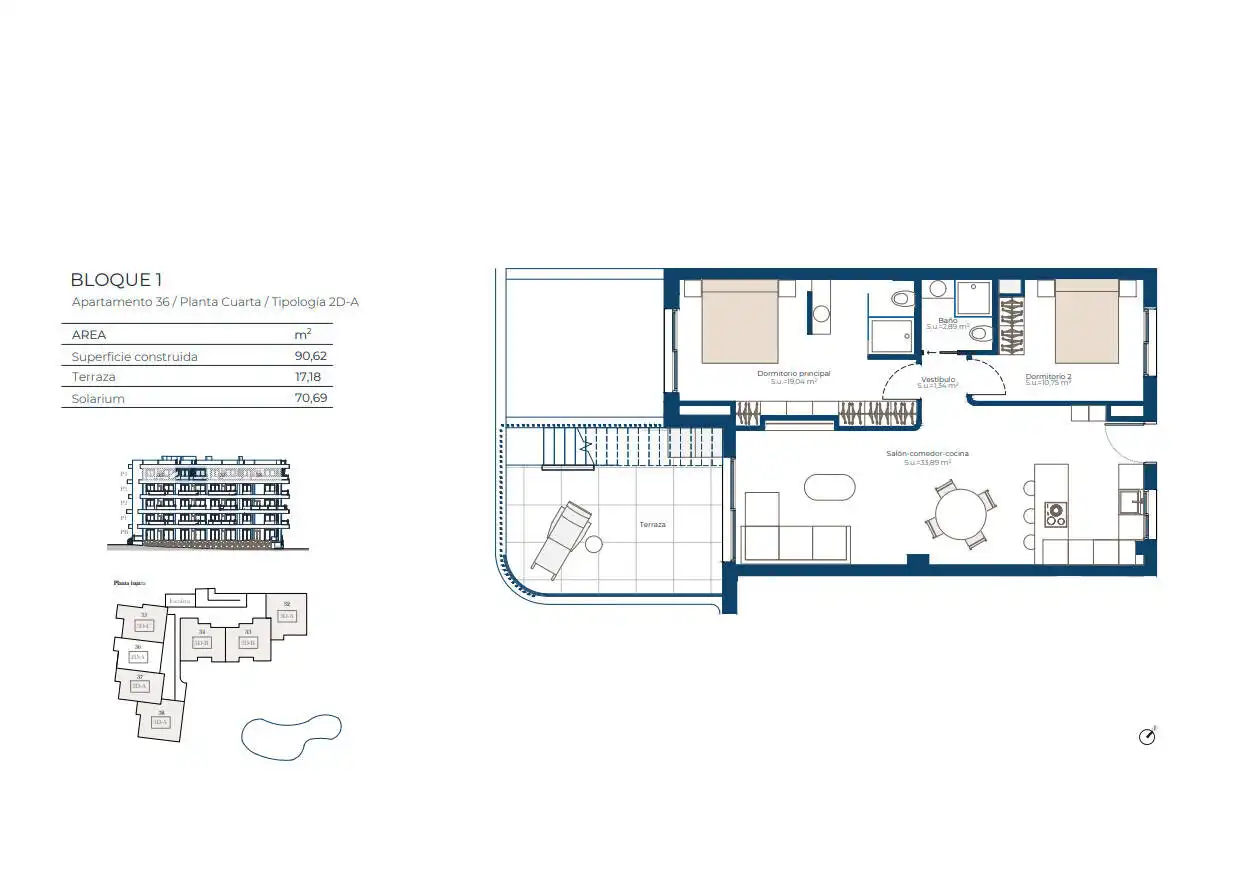 Apartament amb terrassa en venda a Campo de Murcia, imagen 13