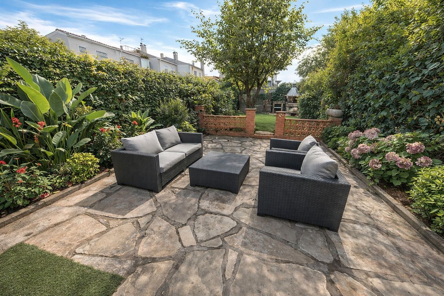 Terrace of Single-family semi-detached for sale in Martorelles  with Air Conditioner, Heating and Private garden