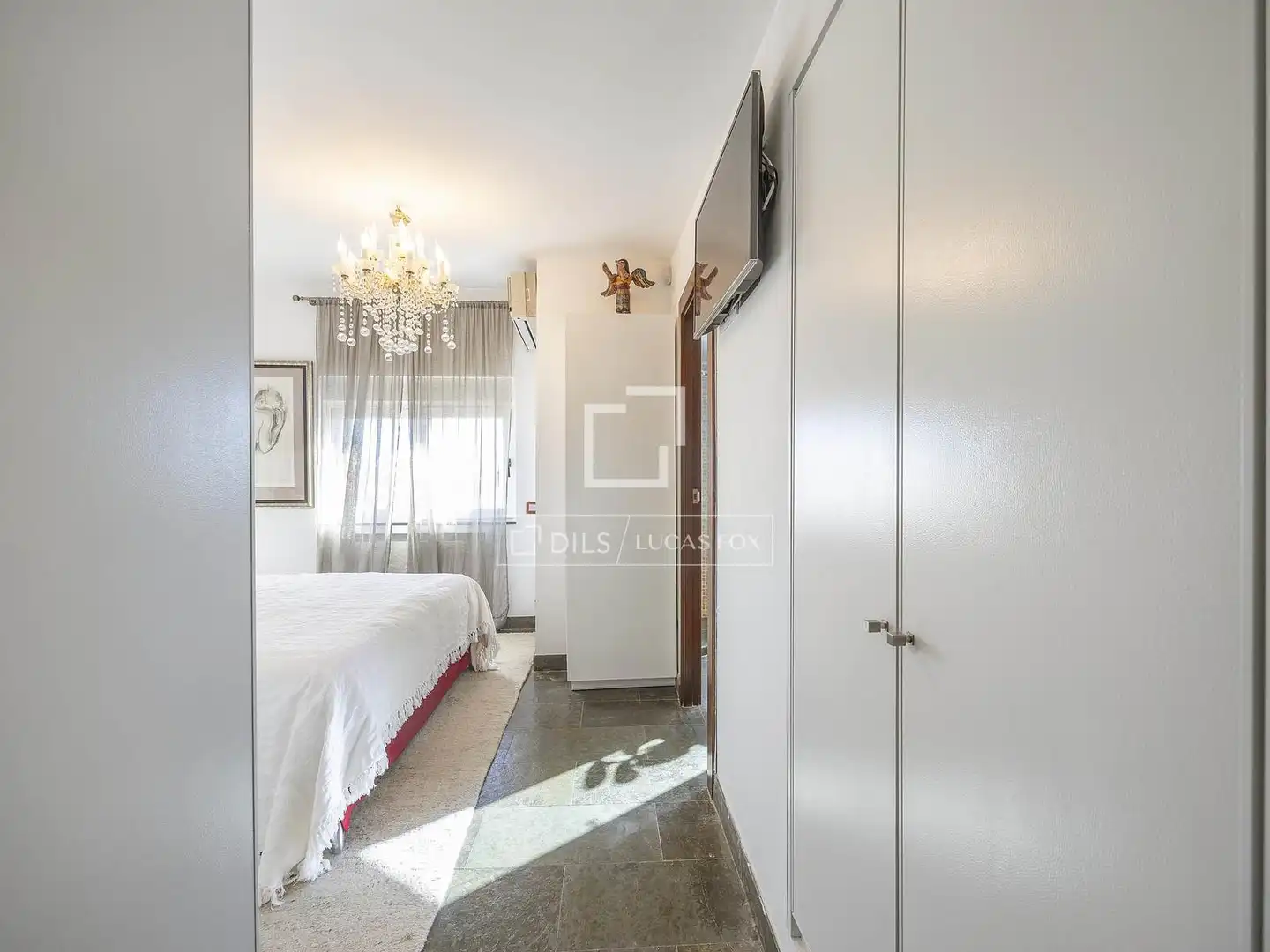 Schlafzimmer von Dachboden zum Verkauf in Valencia del Ventoso mit Klimaanlage, Terrasse und Balkon