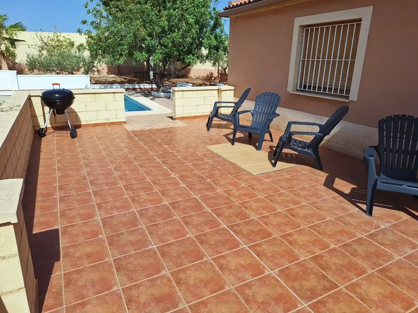Terrassa de Finca rústica en venda en Cartagena amb Jardí privat, Piscina i Moblat
