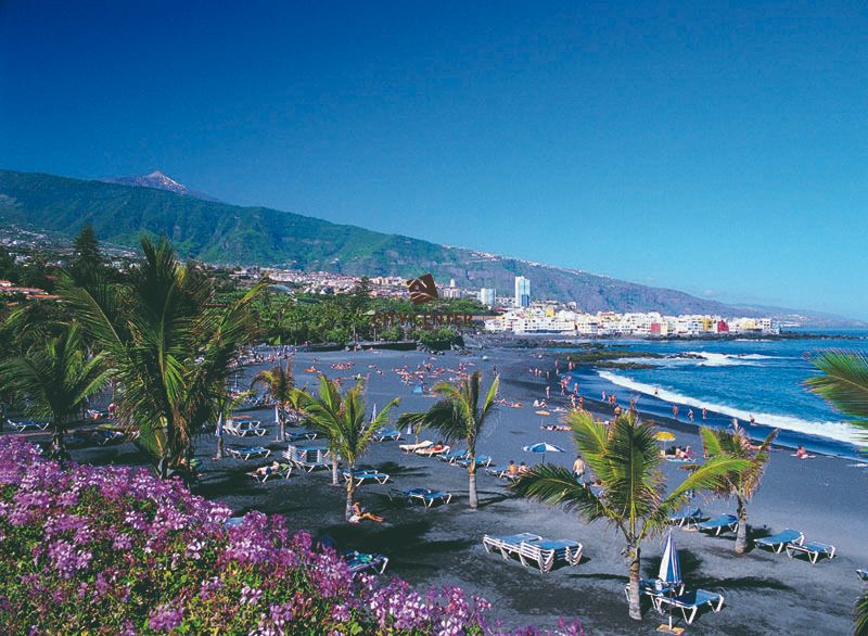 Vista exterior de Estudi de lloguer en Puerto de la Cruz amb Moblat, Rentadora i TV