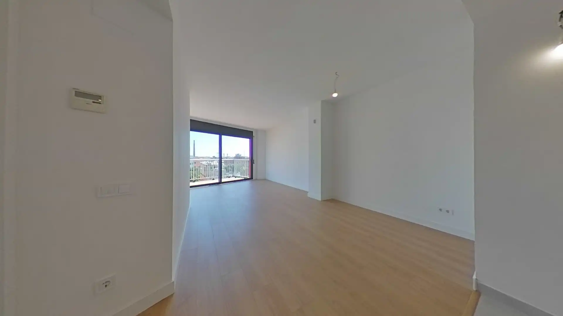 Sala de estar de Piso en venta en Badalona con Parquet