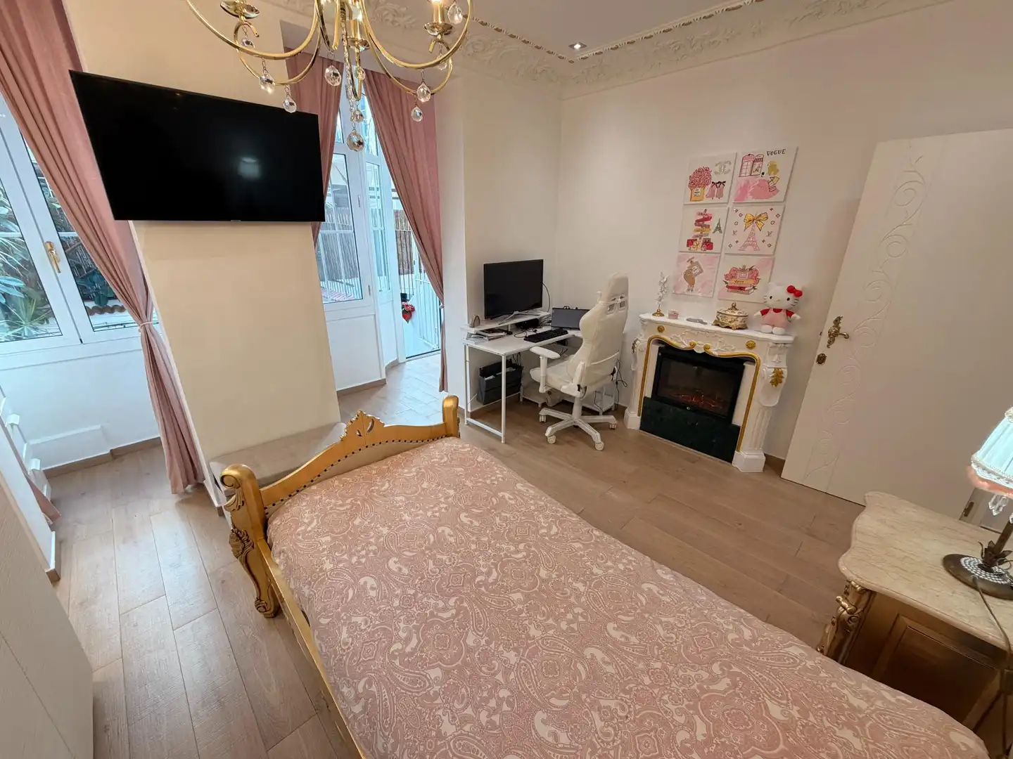 Schlafzimmer von Maisonette zum Verkauf in Barcelona mit Klimaanlage, Terrasse und Balkon