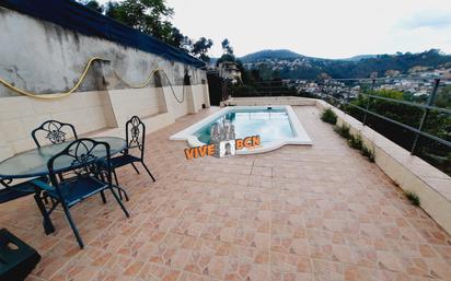 Swimming pool of House or chalet for sale in Vallirana  with Air Conditioner, Terrace and Swimming Pool