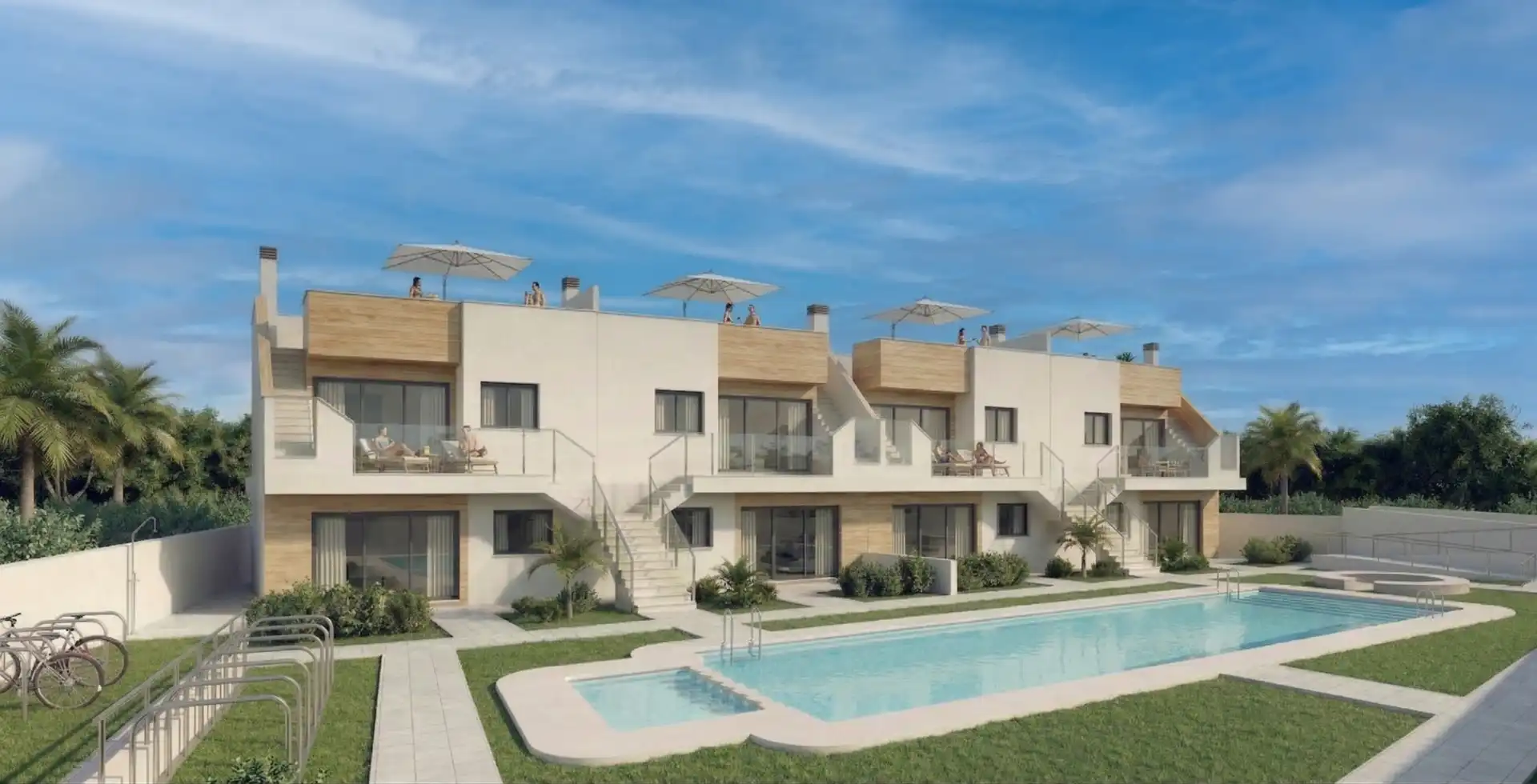 Bungalow with pool for sale in San Javier ciudad, imagen 3