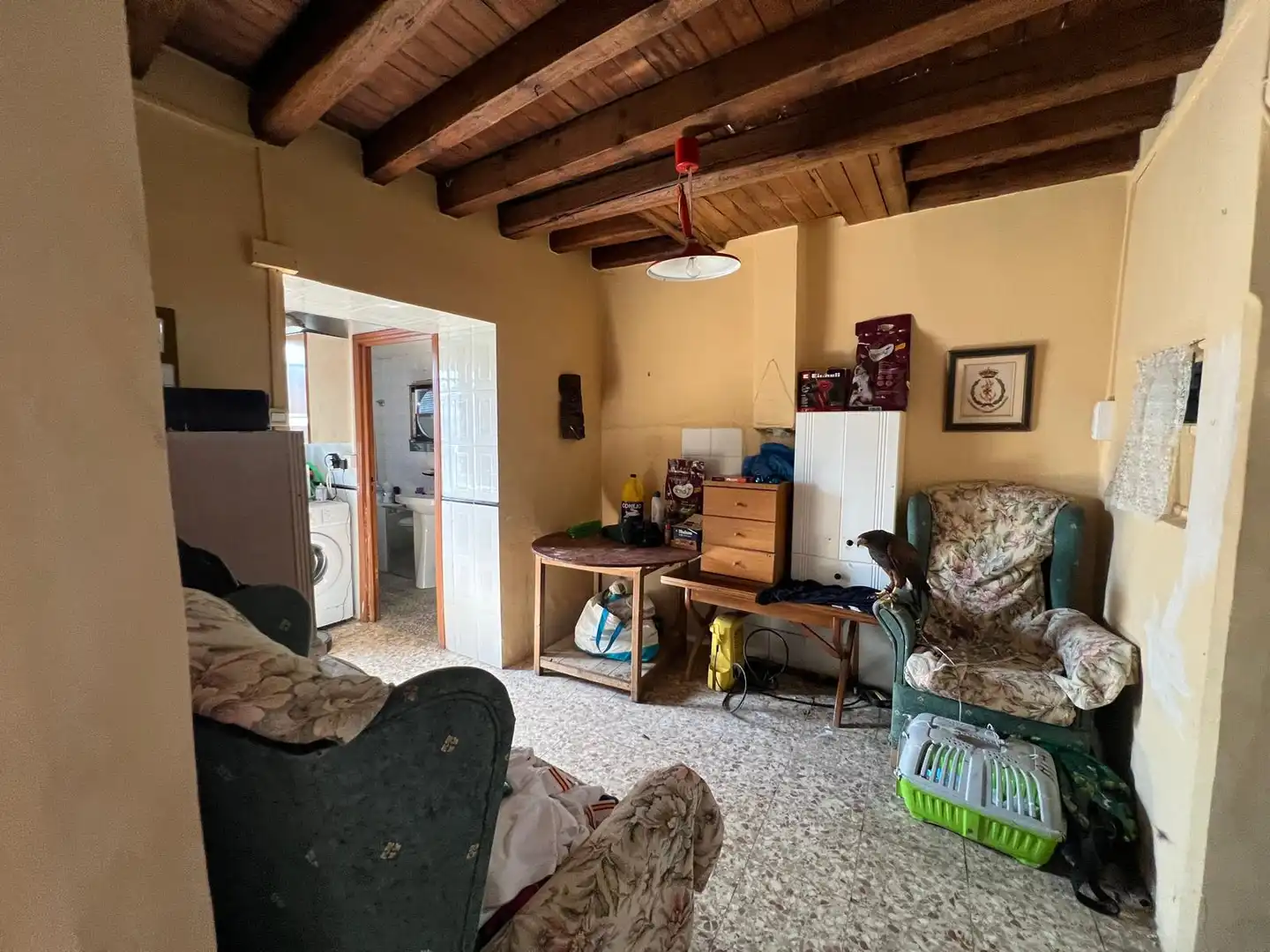 Sala de estar de Finca rústica en venta en Orbita con Parquet, Trastero y Amueblado