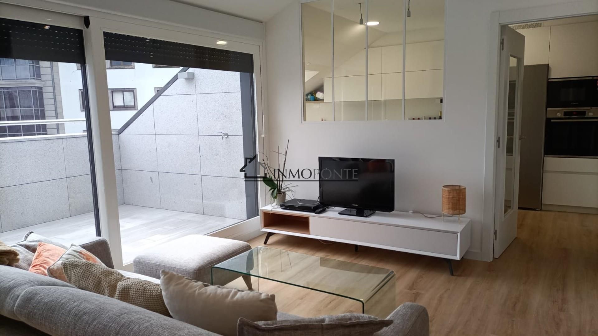 Sala de estar de Ático en venta en Pontevedra Capital 