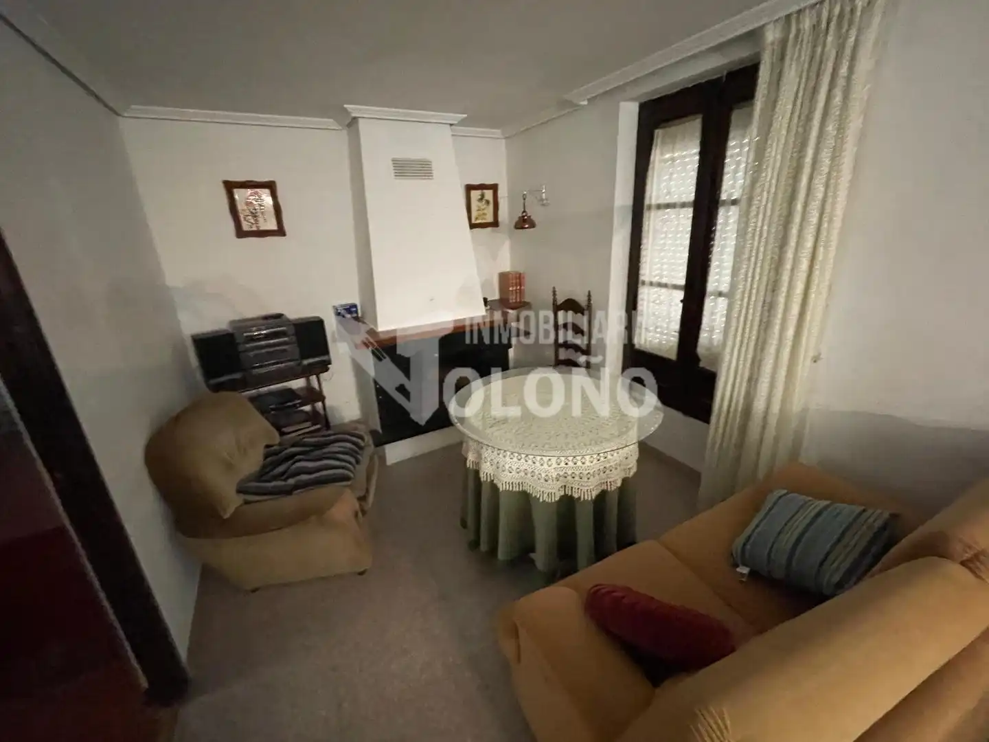 Sala de estar de Casa o chalet en venta en Leiva con Calefacción, Jardín privado y Parquet