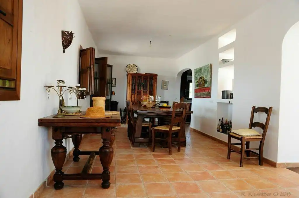Esszimmer von Country house zum Verkauf in Sorbas mit Privatgarten, Terrasse und Abstellraum