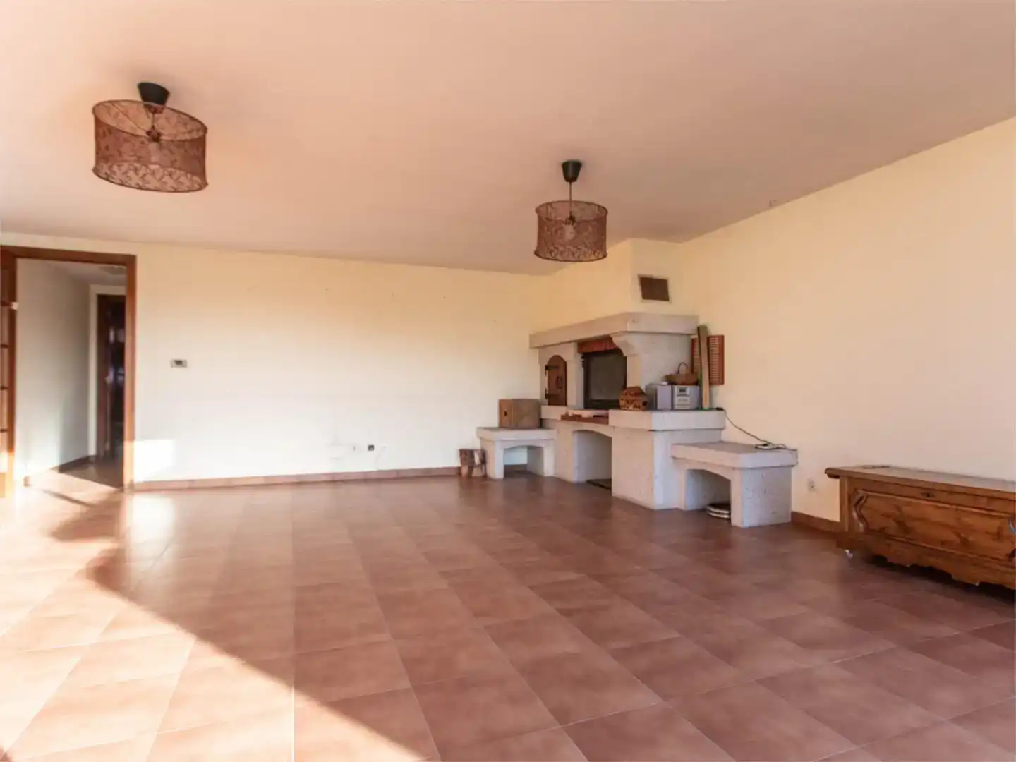 Sala d'estar de Casa adosada en venda en Culleredo