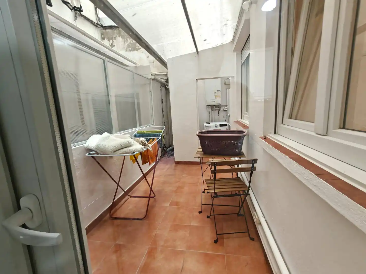 Terrasse von Wohnung zur Miete in Santiago de Compostela  mit Heizung und Abstellraum