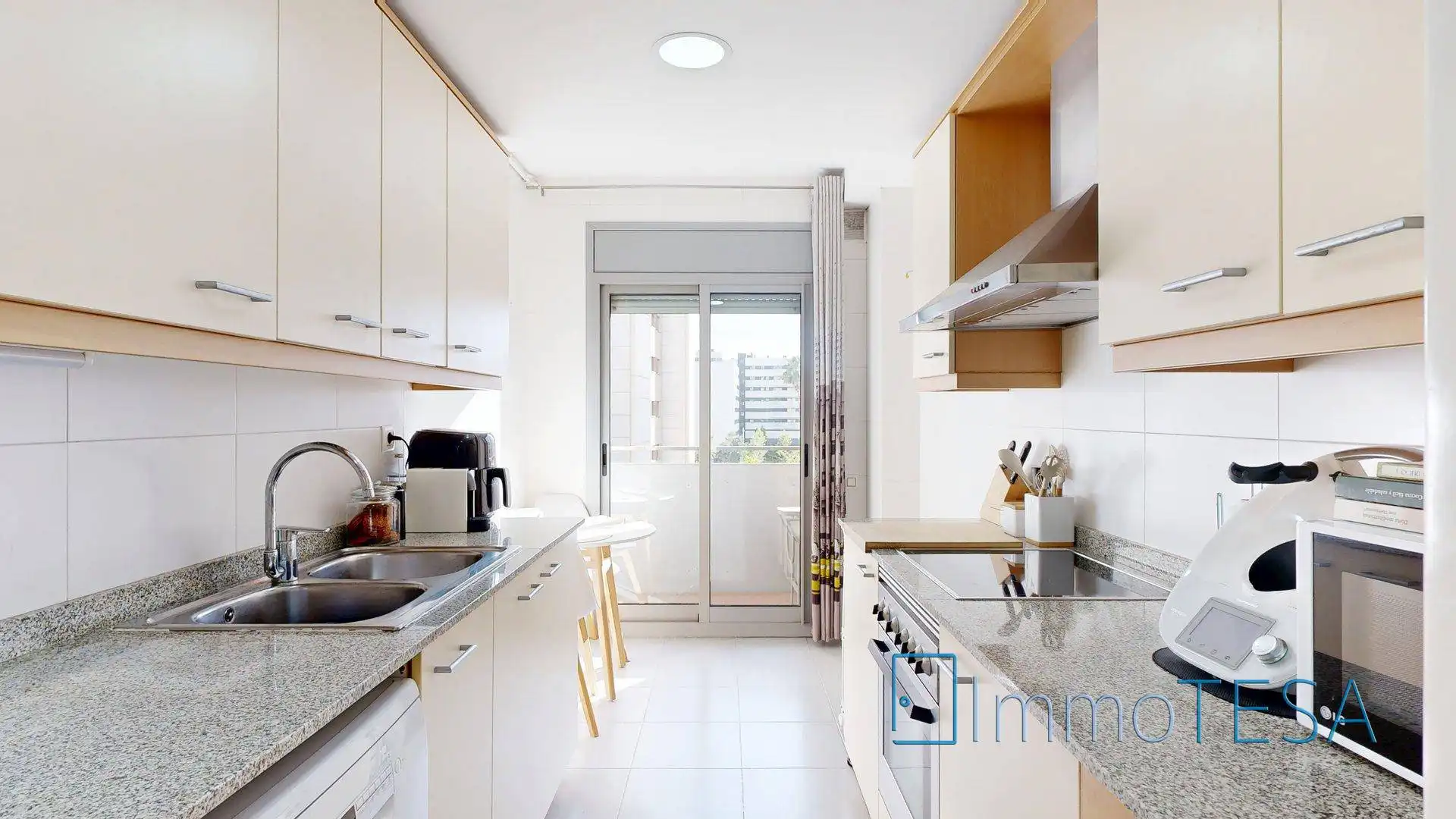 Kitchen of Flat for sale in Barberà del Vallès  with Air Conditioner, Heating and Parquet flooring