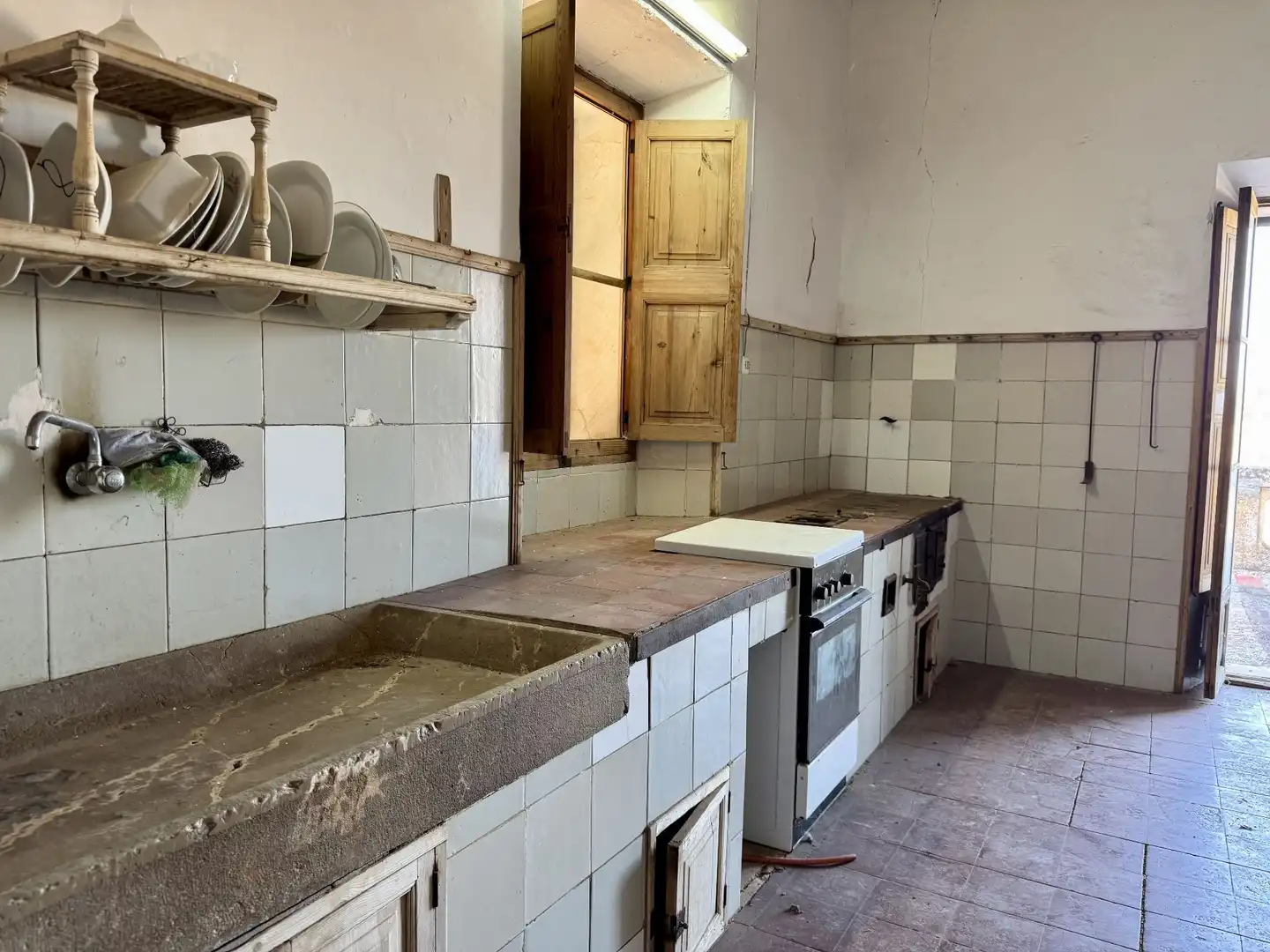 Cocina de Finca rústica en venta en Algaida con Jardín privado