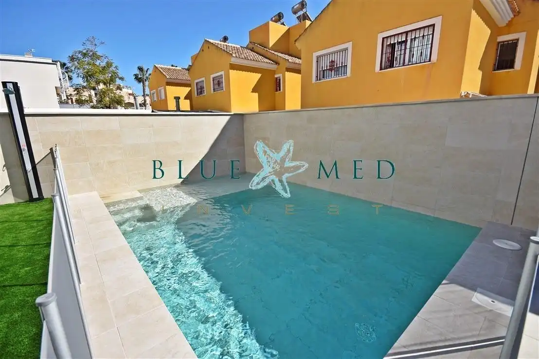 Piscina de Casa o chalet en venta en Mazarrón con Calefacción, Jardín privado y Terraza