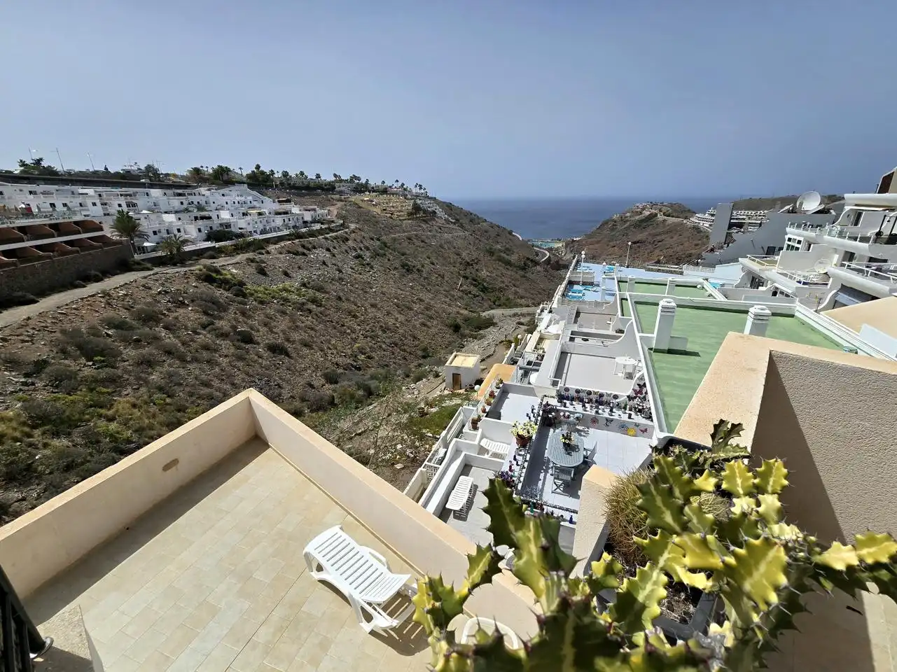 Terrassa de Apartament en venda en Mogán amb Terrassa, Moblat i Balcó