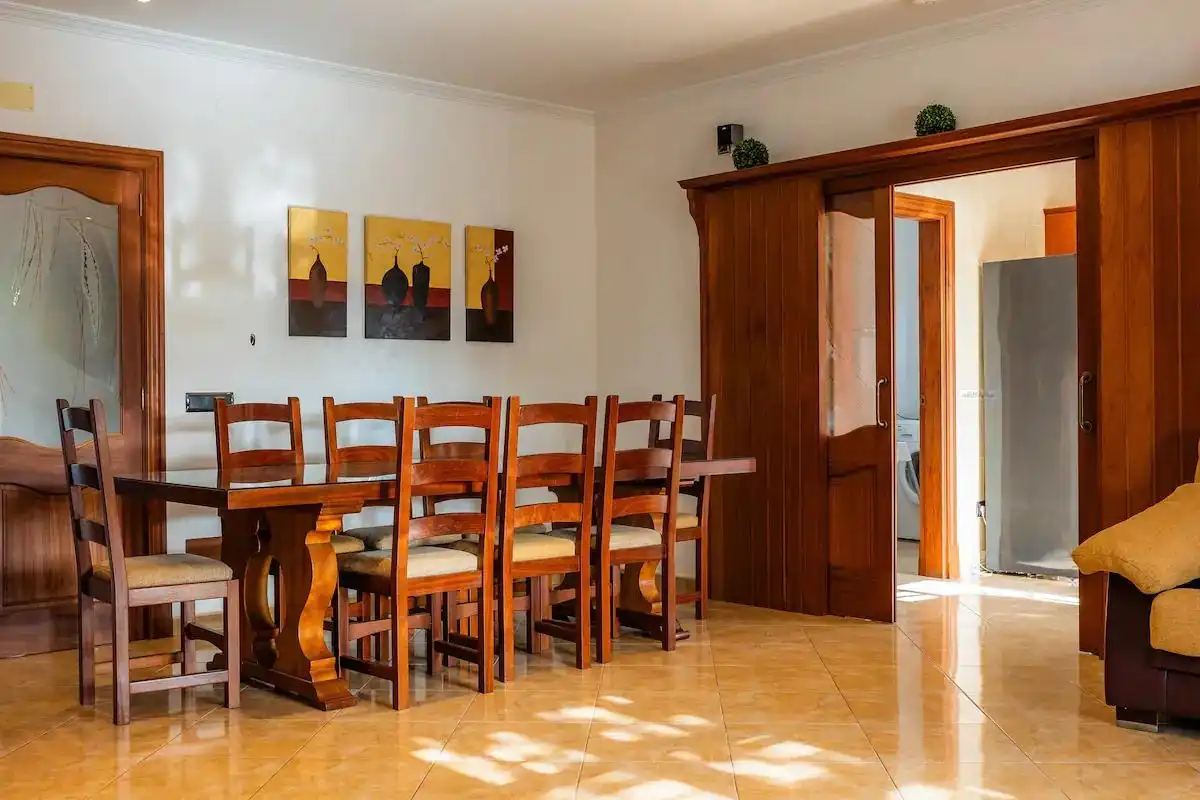 Menjador de Casa adosada en venda en Manacor amb Aire condicionat, Calefacció i Jardí privat