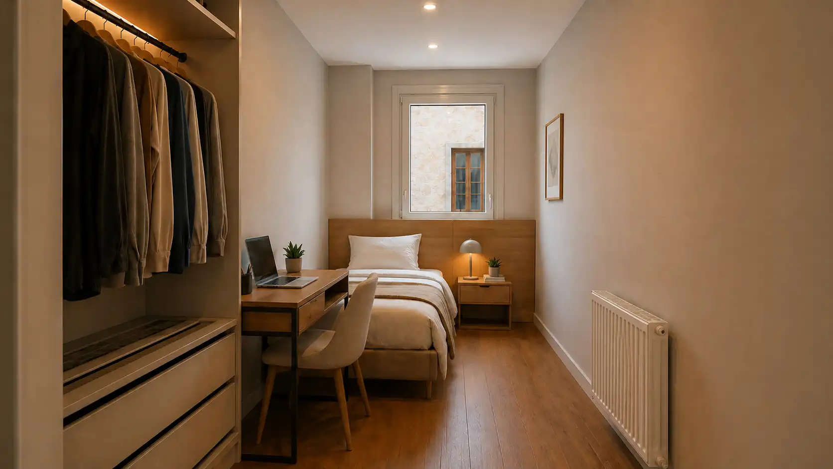 Habitación de Casa adosada en venta en Sant Joan de les Abadesses con Calefacción, Horno y Balcón
