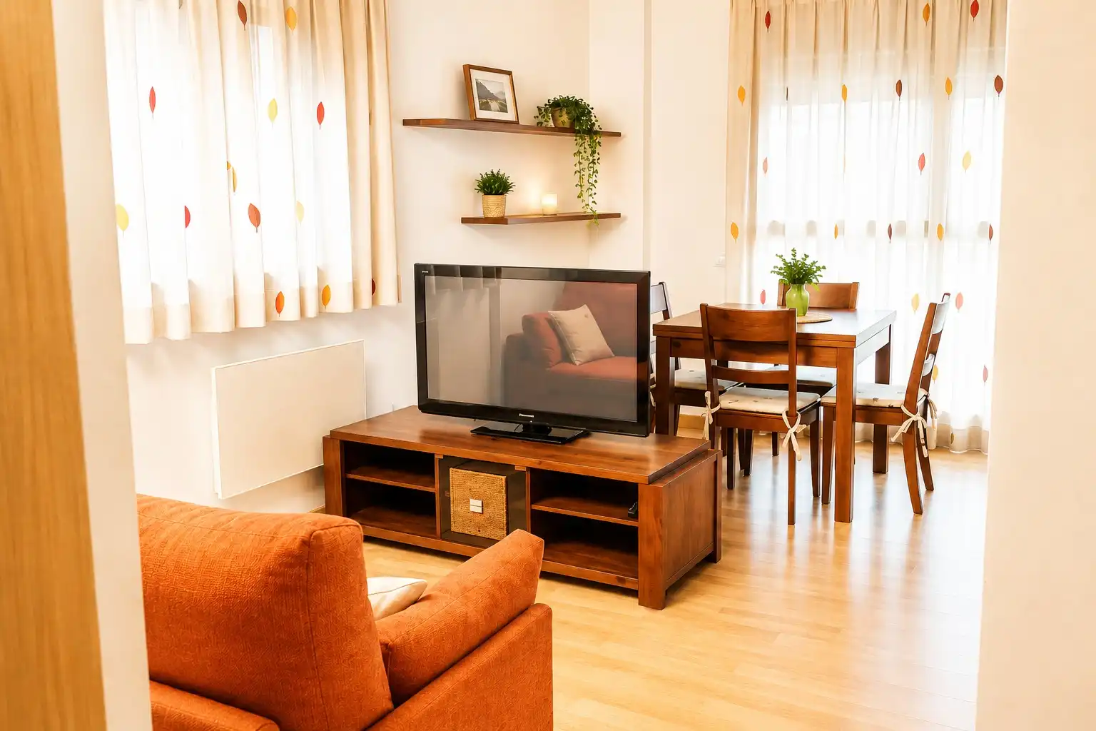 Living room of Apartments for rent in Encamp  with Heating and Furnished