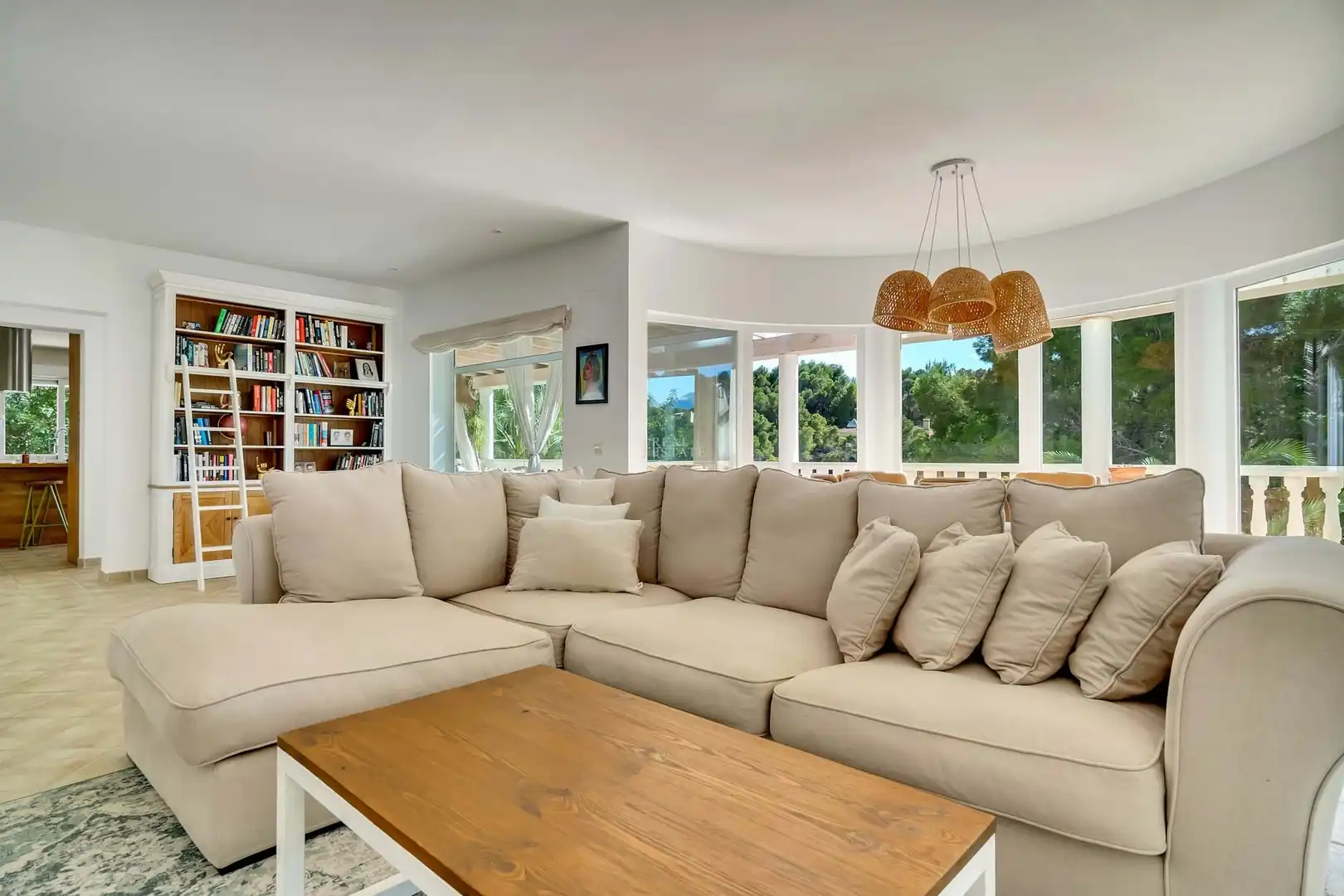 Sala de estar de Casa o chalet en venta en Altea con Aire acondicionado, Calefacción y Terraza