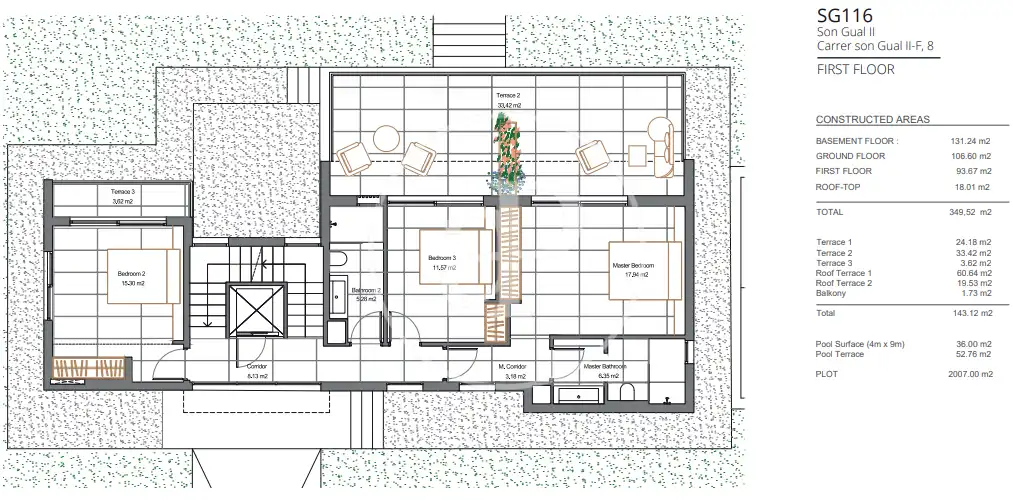 Casa o chalet en venta en  Palma de Mallorca con Aire acondicionado, Calefacción y Jardín privado