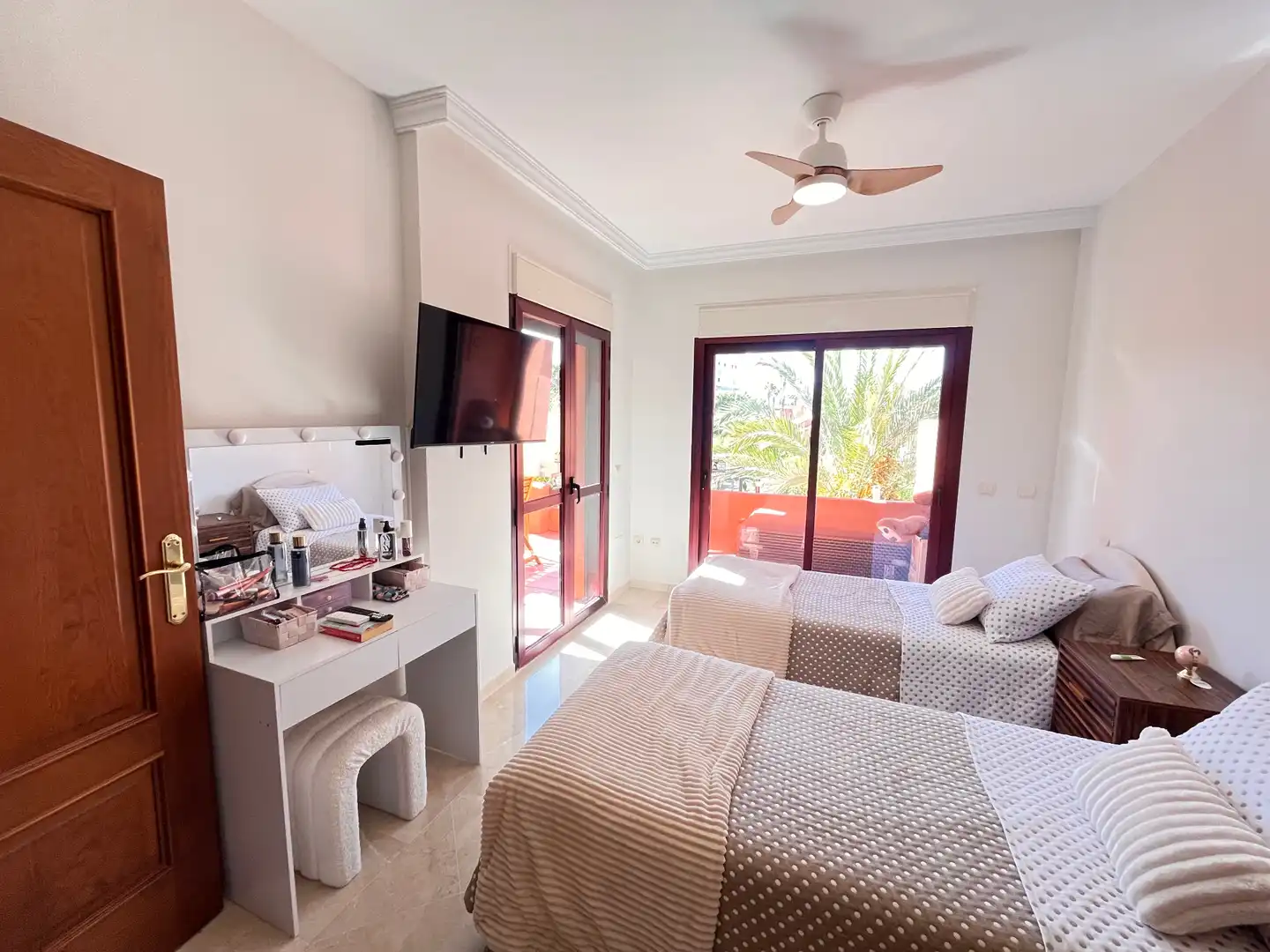 Bedroom of Attic for rent in Marbella  with Air Conditioner, Heating and Terrace