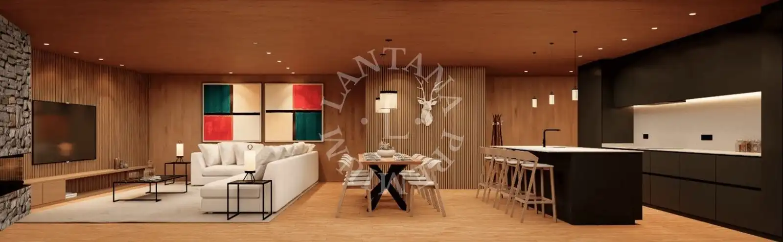 Sala d'estar de Pis en venda en Naut Aran amb Aire condicionat, Calefacció i Terrassa
