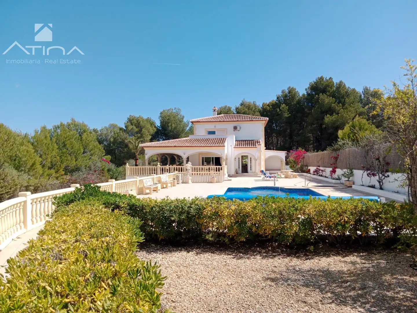 Garden of Houses for sale in Jávea / Xàbia  with Air Conditioner, Heating and Private garden