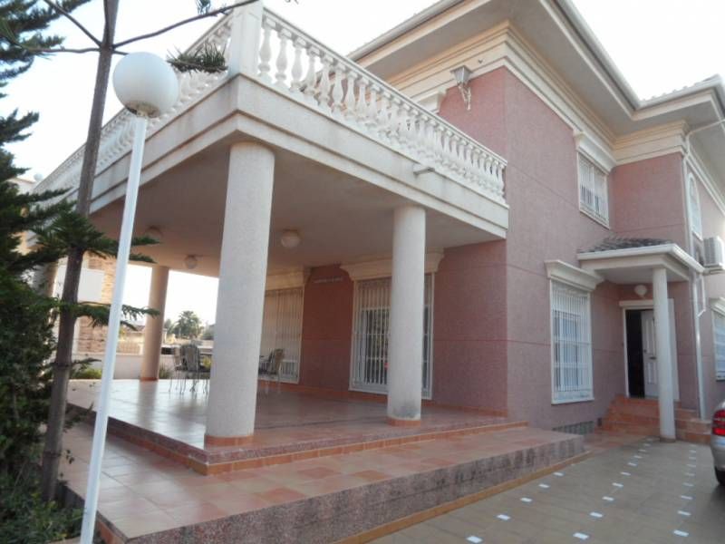 Exterior view of House or chalet for sale in Elche / Elx  with Air Conditioner, Heating and Private garden