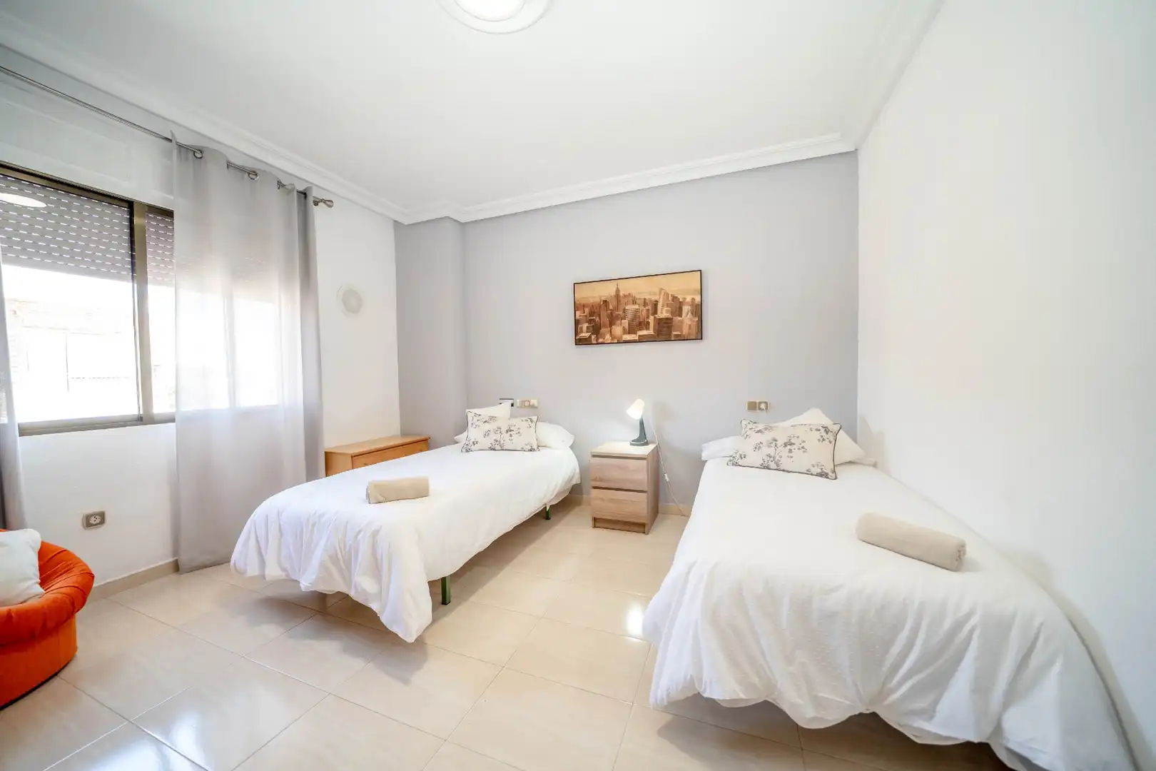 Bedroom of Apartments for rent in San Pedro del Pinatar  with Air Conditioner, Terrace and Furnished