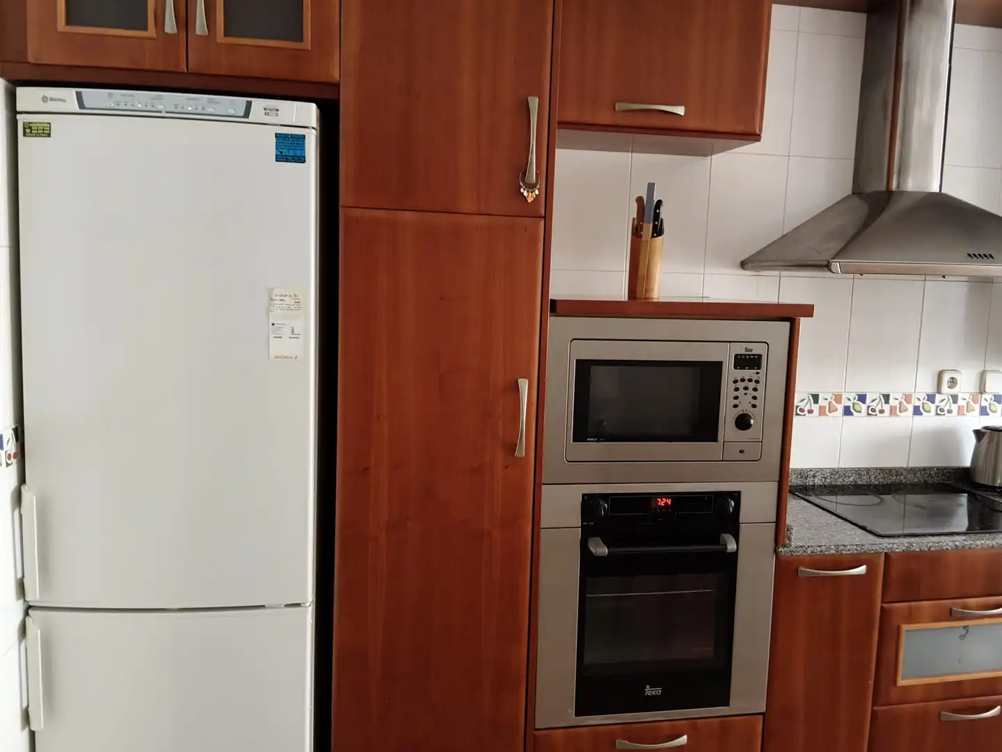 Cocina de Piso de alquiler en Cartagena con Aire acondicionado, Amueblado y Horno