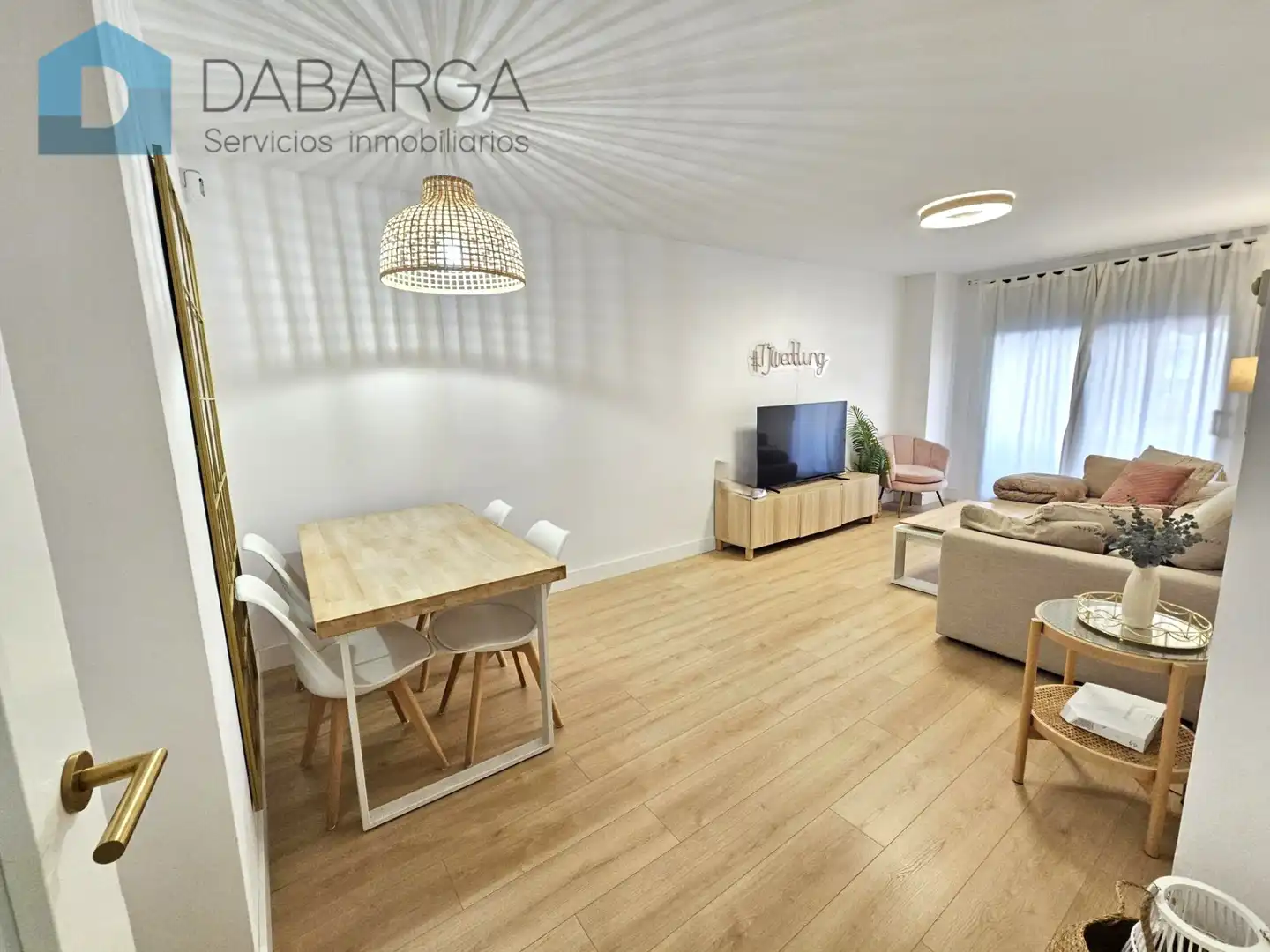 Wohnzimmer von Wohnung zum Verkauf in Molins de Rei mit Klimaanlage, Heizung und Parkett