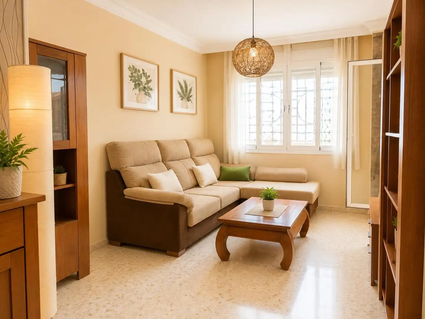 Sala d'estar de Planta baixa en venda en Vélez-Málaga amb Terrassa, Moblat i Balcó
