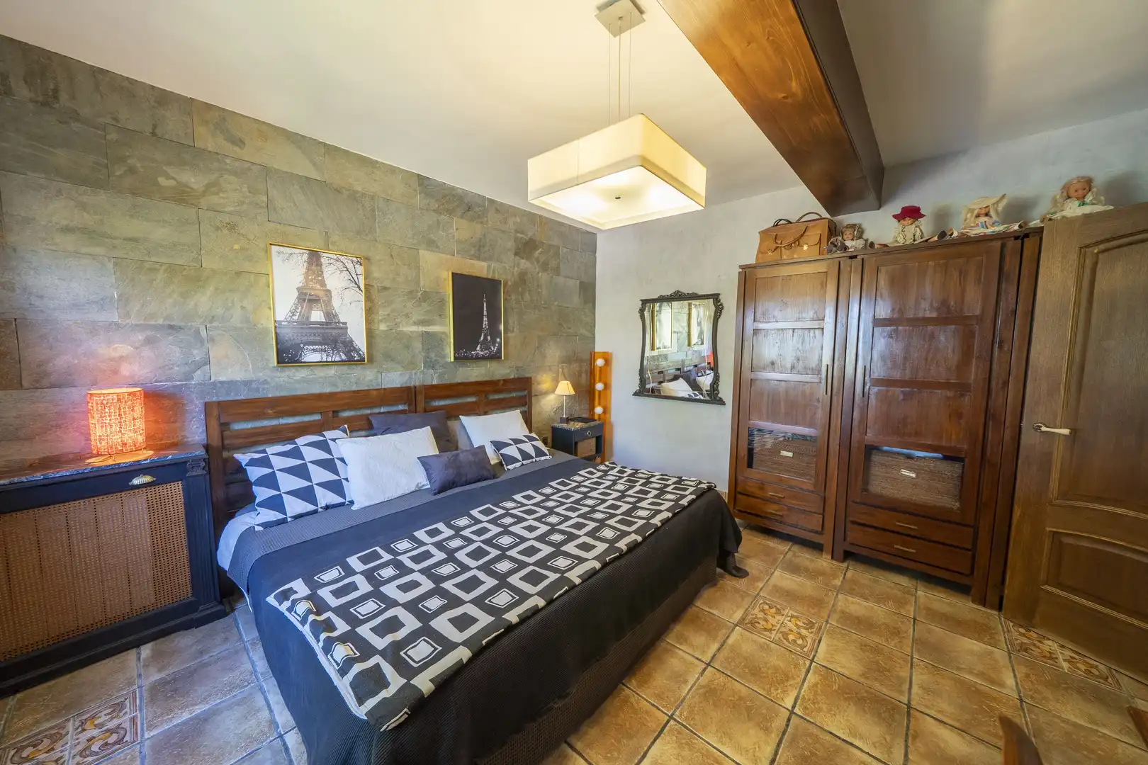 Habitación de Finca rústica en venta en Náquera con Aire acondicionado, Calefacción y Terraza