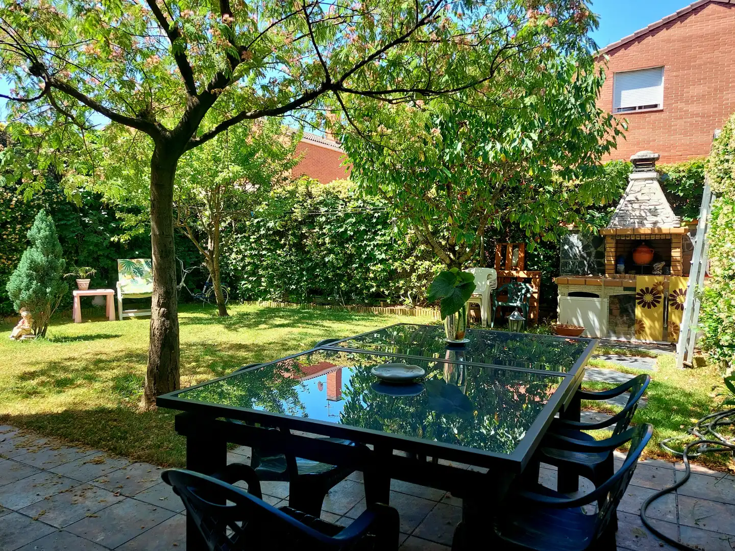 Jardín de Casa adosada en venta en Rivas-Vaciamadrid con Aire acondicionado, Calefacción y Jardín privado