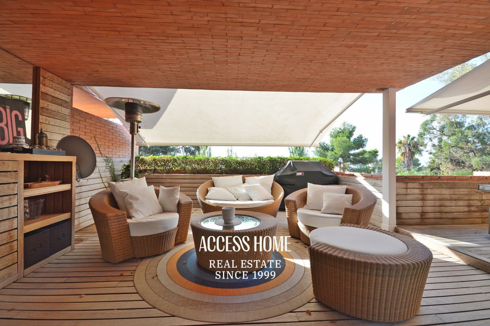 Terraza de Dúplex en venta en Sant Vicenç de Montalt con Aire acondicionado, Calefacción y Jardín privado