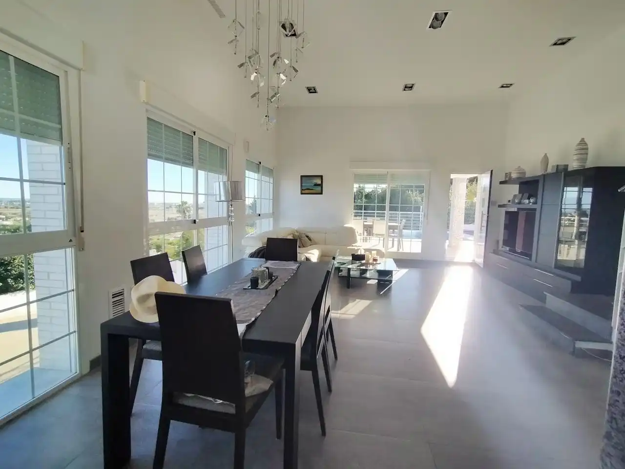Comedor de Casa o chalet en venta en Oliva con Aire acondicionado, Jardín privado y Terraza
