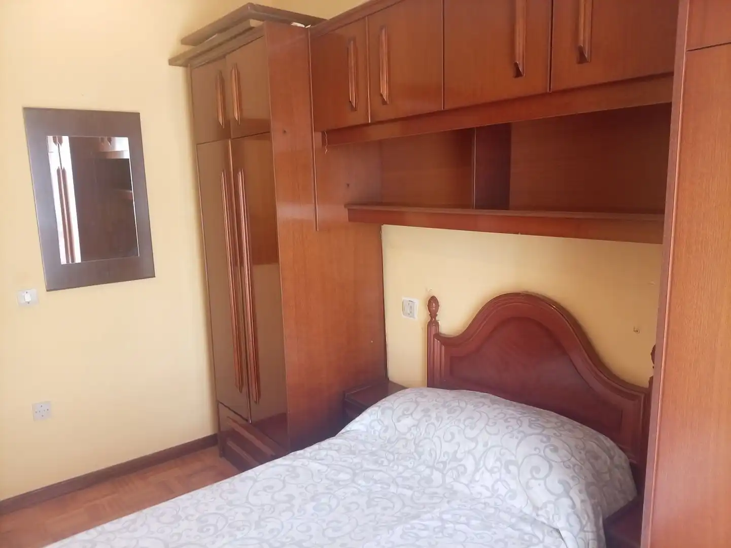 Bedroom of Flat for sale in Gijón   with Heating, Storage room and Swimming Pool