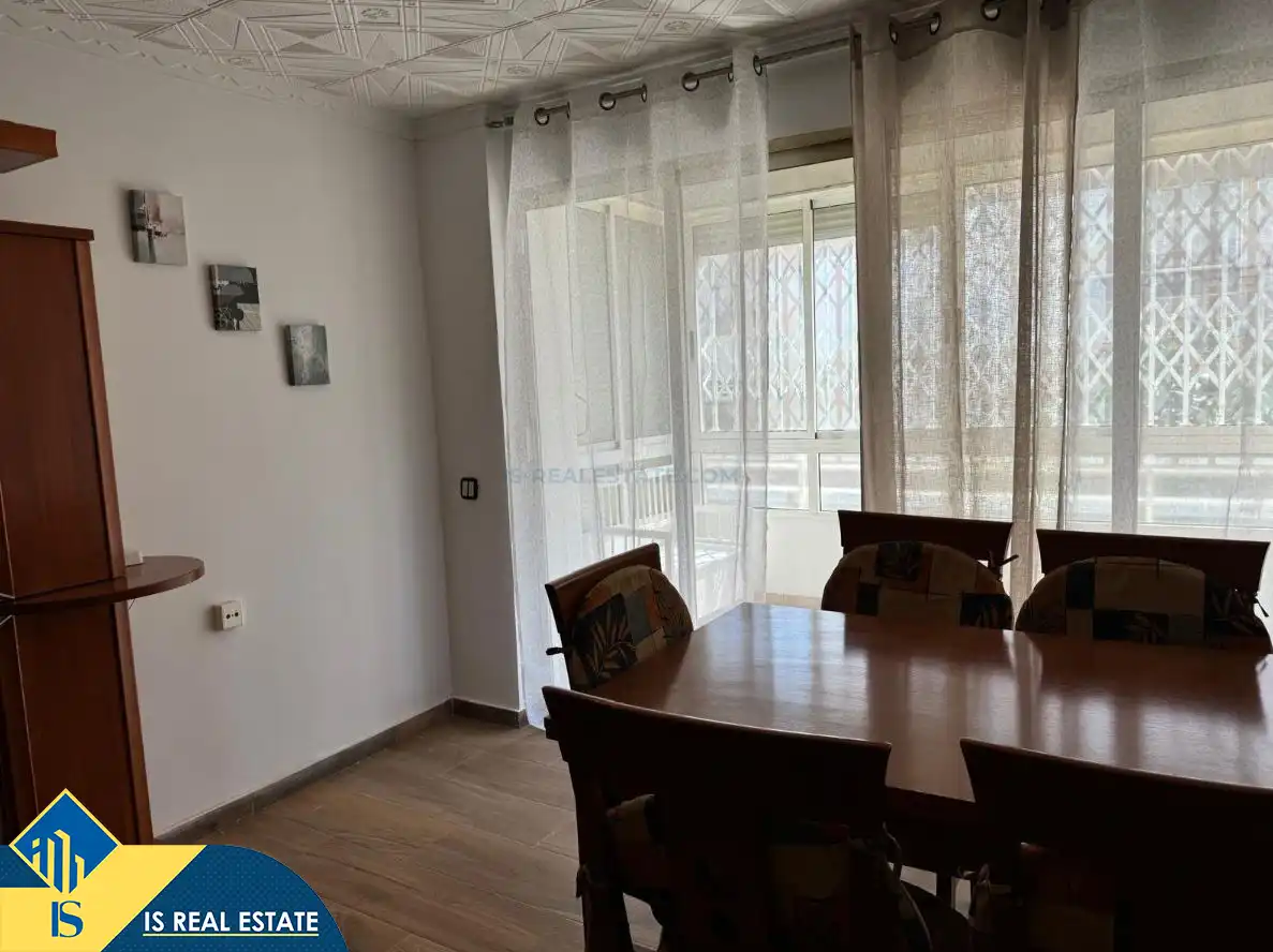 Menjador de Apartament en venda en Alicante / Alacant amb Calefacció, Terrassa i Moblat