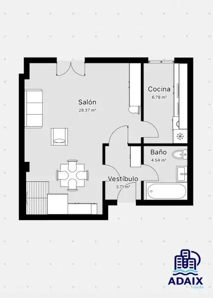 Piso en venta en Calle San Roque, 4, Avenida Europa - San Antón