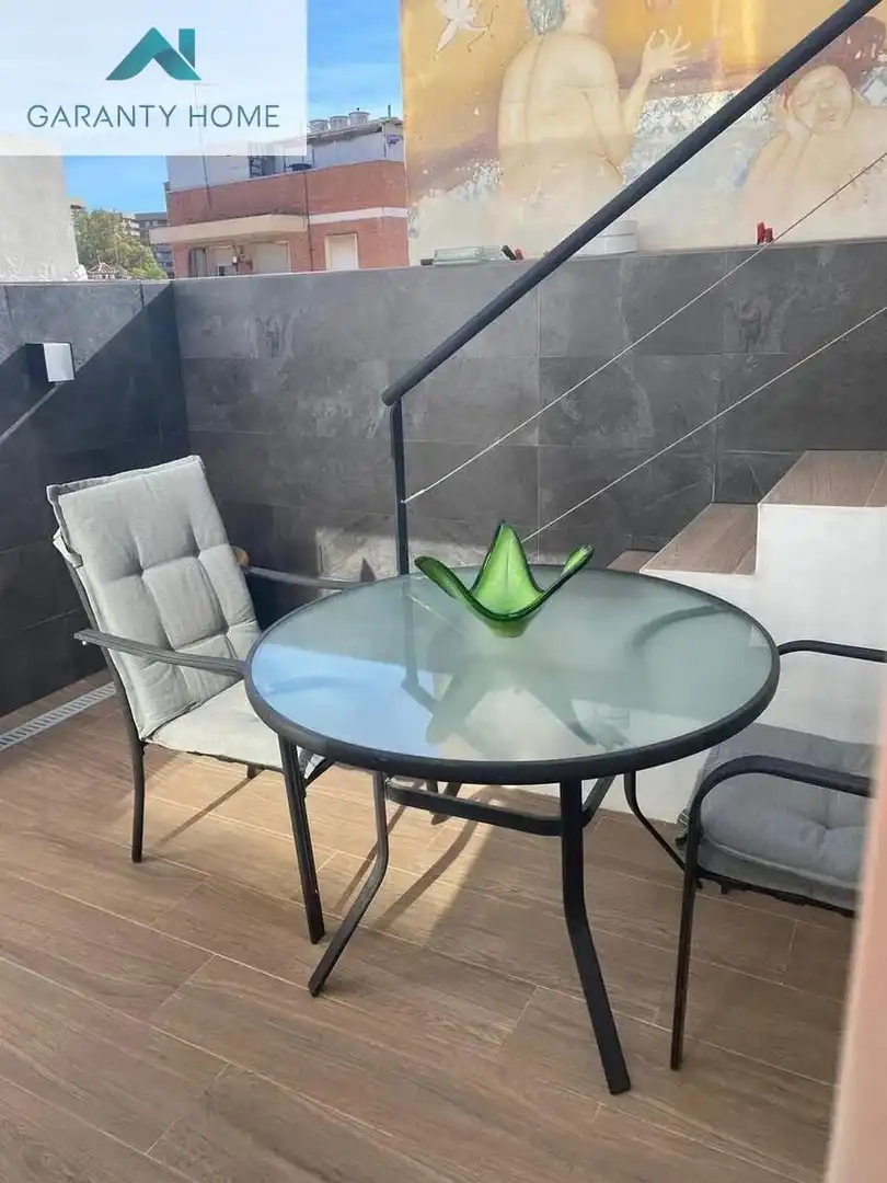 Terraza de Dúplex de alquiler en Málaga con Aire acondicionado, Terraza y Amueblado
